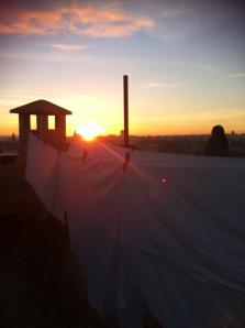 The view from the terrace of the Center for Cross Cultural Learning morning numero uno.